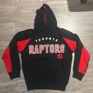 Black and red Toronto raptors hoodie